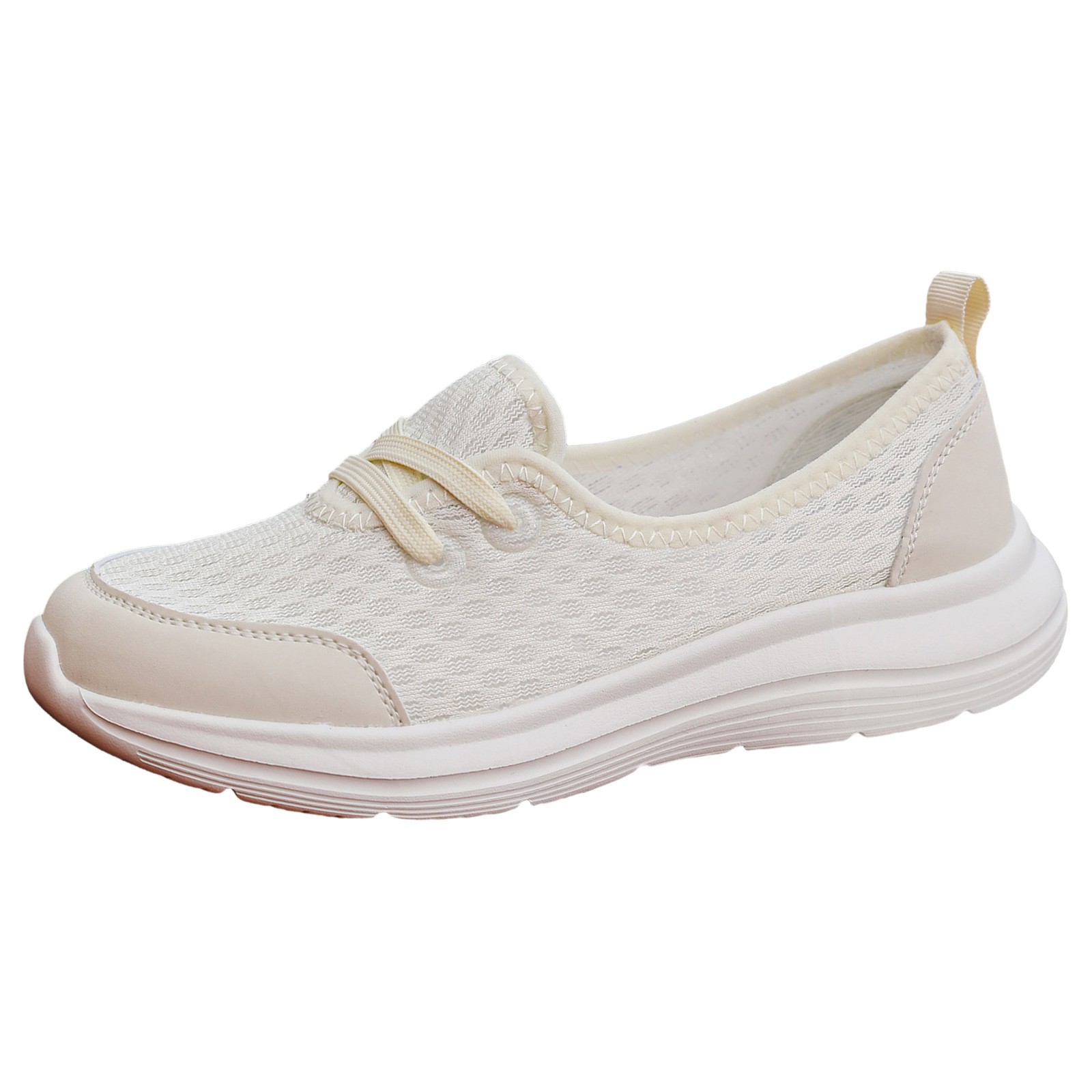 Sopiago Shoes Women Women's Air Running Shoes Fashion Sport Gym Jogging Tennis Fitness Sneaker White,42
